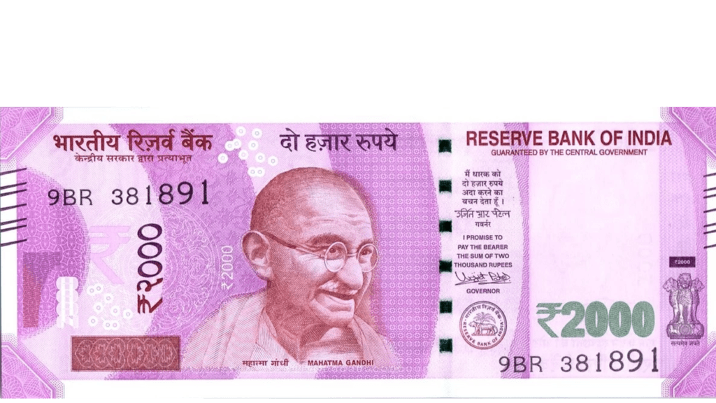 Demonetisation History 2000 Note